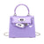 Women's Mini Pvc Pu Leather Fashion Square Bag