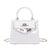 Women's Mini Pvc Pu Leather Fashion Square Bag