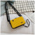 Women's Mini Pvc Solid Color Streetwear Square Zipper Crossbody Bag