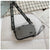 Women's Mini Pvc Solid Color Streetwear Square Zipper Crossbody Bag