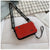 Women's Mini Pvc Solid Color Streetwear Square Zipper Crossbody Bag