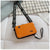 Women's Mini Pvc Solid Color Streetwear Square Zipper Crossbody Bag