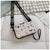 Women's Mini Pvc Solid Color Streetwear Square Zipper Crossbody Bag