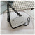 Women's Mini Pvc Solid Color Streetwear Square Zipper Crossbody Bag