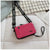 Women's Mini Pvc Solid Color Streetwear Square Zipper Crossbody Bag