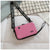 Women's Mini Pvc Solid Color Streetwear Square Zipper Crossbody Bag