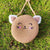 Women's Mini Straw Cartoon Cute Round Zipper Circle Bag