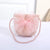 Women's Mini Straw Flower Bow Knot Fashion Bucket Zipper Shoulder Bag Handbag Crossbody Bag