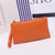 Women's Mini Summer Pu Leather Solid Color Crocodile Fashion Square Zipper Clutch Bag