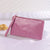 Women's Mini Summer Pu Leather Solid Color Crocodile Fashion Square Zipper Clutch Bag