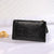 Women's Mini Summer Pu Leather Solid Color Crocodile Fashion Square Zipper Clutch Bag