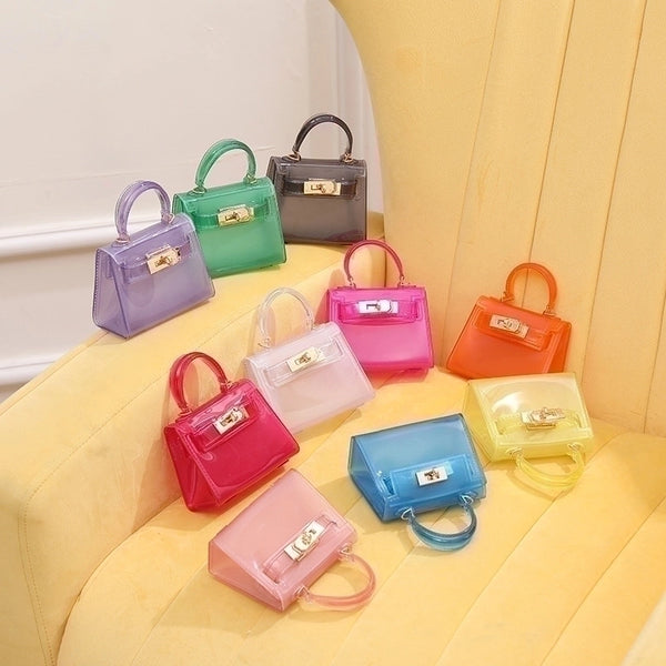 Women's Mini Summer Pvc Cute Basic Square Bag