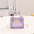 Women's Mini Summer Pvc Cute Basic Square Bag