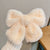 Women's Modern Style Classic Style Bow Knot Plush Hair Clip