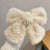 Women's Modern Style Classic Style Bow Knot Plush Hair Clip