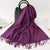 Women's Modern Style Solid Color Imitation Cashmere Scarf