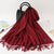 Women's Modern Style Solid Color Imitation Cashmere Scarf