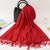 Women's Modern Style Solid Color Imitation Cashmere Scarf