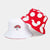 Women's Modern Style Sweet Color Block Wide Eaves Bucket Hat