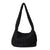 Women's Nylon Solid Color Basic Pillow Shape Zipper Shoulder Bag Crossbody Bag