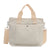 Women's Nylon Solid Color Basic Zipper Shoulder Bag