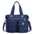 Women's Nylon Solid Color Streetwear Square Zipper Handbag