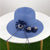 Women's Pastoral Flower Flowers Flat Eaves Straw Hat