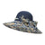 Women's Pastoral Flower Printing Wide Eaves Bucket Hat