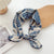 Women's Pastoral Simple Style Printing Cotton And Linen Printing Silk Scarf