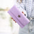 Women's Plaid Pu Leather Flip Cover Wallets