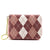 Women's Plaid Pu Leather Zipper Card Holders