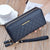 Women's Plaid Pu Leather Zipper Wallets