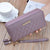 Women's Plaid Pu Leather Zipper Wallets