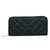 Women's Plaid Solid Color Pu Leather Zipper Wallets