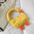 Women's Plush Animal Cute Square Open Shoulder Bag