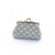 Women's Polka Dots Canvas Clasp Frame Coin Purses