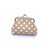 Women's Polka Dots Canvas Clasp Frame Coin Purses