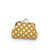 Women's Polka Dots Canvas Clasp Frame Coin Purses