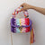 Women's Polyester Color Block Elegant Ethnic Style Square Lock Clasp Handbag