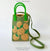 Women's Polyester Fruit Cute Open Handbag