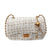 Women's Polyester Solid Color Classic Style Sewing Thread Square Lock Clasp Shoulder Bag