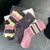 Women's Preppy Style Plaid Cotton Crew Socks A Pair 1 Set