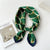 Women's Preppy Style Sweet Simple Style Plant Polyester Printing Silk Scarf