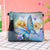 Women's Pu Leather Animal Flower Butterfly Ethnic Style Rhinestone Diamonds Zipper Crossbody Bag