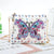 Women's Pu Leather Animal Flower Butterfly Ethnic Style Rhinestone Diamonds Zipper Crossbody Bag