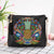 Women's Pu Leather Animal Flower Butterfly Ethnic Style Rhinestone Diamonds Zipper Crossbody Bag