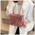 Women's Pu Leather Argyle Classic Style Square Lock Clasp Fashion Backpack