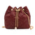 Women's Pu Leather Argyle Classic Style String Crossbody Bag