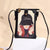 Women's Pu Leather Cartoon Cute Square Zipper Buckle Crossbody Bag