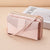 Women's Pu Leather Color Block Elegant Classic Style Square Buckle Crossbody Bag